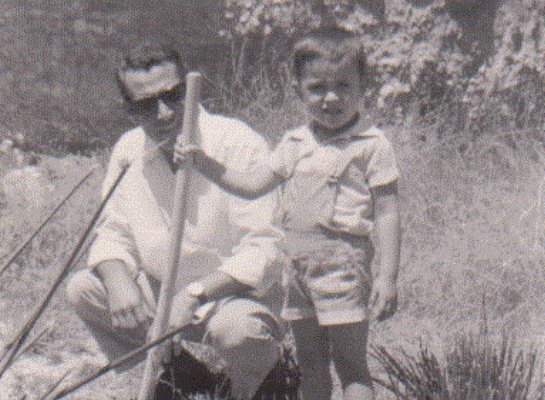 Fernando and his grandfather, Francisco Ortega